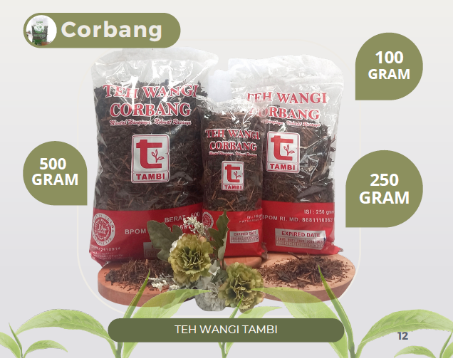 corbang wangi - teh melati - pt tambi