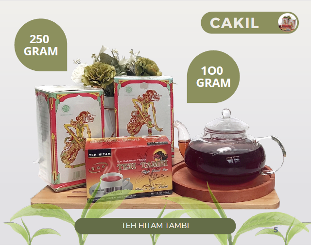 teh cakil - teh hitam - pt tambi